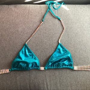 Custom Blue Competition Bikini